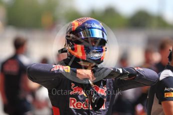 World © Octane Photographic Ltd. Formula 1 - Spanish Grand Prix Qualifying. Carlos Sainz - Scuderia Toro Rosso STR12. Circuit de Barcelona - Catalunya, Spain. Saturday 13th May 2017. Digital Ref:1816LB1D1596