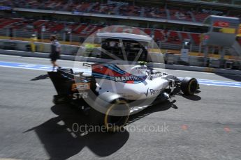 World © Octane Photographic Ltd. Formula 1 - Spanish Grand Prix Qualifying. Felipe Massa - Williams Martini Racing FW40. Circuit de Barcelona - Catalunya, Spain. Saturday 13th May 2017. Digital Ref:1816LB2D8317