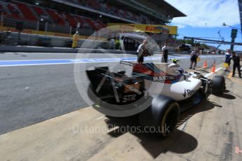 World © Octane Photographic Ltd. Formula 1 - Spanish Grand Prix Qualifying. Lance Stroll - Williams Martini Racing FW40. Circuit de Barcelona - Catalunya, Spain. Saturday 13th May 2017. Digital Ref:1816LB2D8329