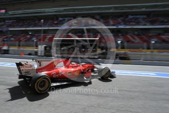 World © Octane Photographic Ltd. Formula 1 - Spanish Grand Prix Qualifying. Sebastian Vettel - Scuderia Ferrari SF70H. Circuit de Barcelona - Catalunya, Spain. Saturday 13th May 2017. Digital Ref:1816LB2D8349