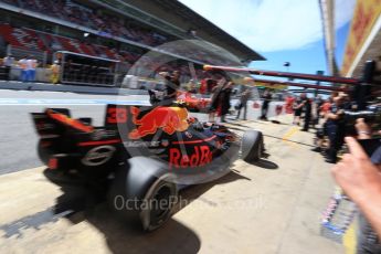 World © Octane Photographic Ltd. Formula 1 - Spanish Grand Prix Qualifying. Max Verstappen - Red Bull Racing RB13. Circuit de Barcelona - Catalunya, Spain. Saturday 13th May 2017. Digital Ref:1816LB2D8373