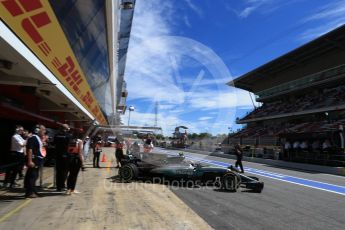 World © Octane Photographic Ltd. Formula 1 - Spanish Grand Prix Qualifying. Valtteri Bottas - Mercedes AMG Petronas F1 W08 EQ Energy+. Circuit de Barcelona - Catalunya, Spain. Saturday 13th May 2017. Digital Ref:1816LB2D8401