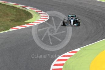 World © Octane Photographic Ltd. Formula 1 - Spanish Grand Prix Qualifying. Valtteri Bottas - Mercedes AMG Petronas F1 W08 EQ Energy+. Circuit de Barcelona - Catalunya, Spain. Saturday 13th May 2017. Digital Ref: