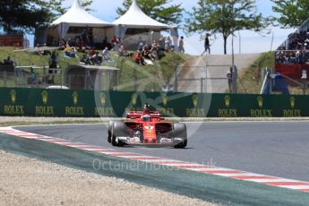 World © Octane Photographic Ltd. Formula 1 - Spanish Grand Prix Qualifying. Kimi Raikkonen - Scuderia Ferrari SF70H. Circuit de Barcelona - Catalunya, Spain. Saturday 13th May 2017. Digital Ref: 1818LB1D1946