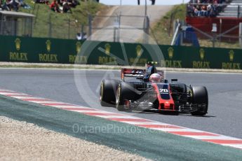 World © Octane Photographic Ltd. Formula 1 - Spanish Grand Prix Qualifying. Kevin Magnussen - Haas F1 Team VF-17. Circuit de Barcelona - Catalunya, Spain. Saturday 13th May 2017. Digital Ref: 1818LB1D1985