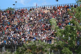 World © Octane Photographic Ltd. Formula 1 - Spanish Grand Prix Qualifying. Crowds in the main straight grandstand. Circuit de Barcelona - Catalunya, Spain. Saturday 13th May 2017. Digital Ref: 1818LB1D2036