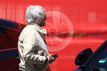 World © Octane Photographic Ltd. Formula 1 - Spanish Grand Prix Qualifying. Bernie Ecclestone. Circuit de Barcelona - Catalunya, Spain. Saturday 13th May 2017. Digital Ref: 1818LB1D2048