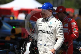 World © Octane Photographic Ltd. Formula 1 - Spanish Grand Prix Qualifying. Valtteri Bottas - Mercedes AMG Petronas F1 W08 EQ Energy+ and Sebastian Vettel - Scuderia Ferrari SF70H. Circuit de Barcelona - Catalunya, Spain. Saturday 13th May 2017. Digital Ref: 1818LB1D2212