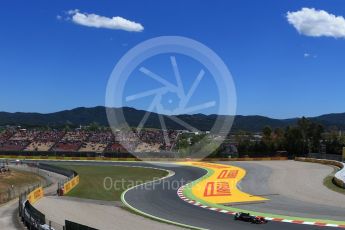 World © Octane Photographic Ltd. Formula 1 - Spanish Grand Prix Qualifying. Romain Grosjean - Haas F1 Team VF-17. Circuit de Barcelona - Catalunya, Spain. Saturday 13th May 2017. Digital Ref: 1818LB2D8427