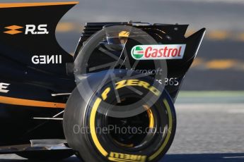 World © Octane Photographic Ltd. Formula 1 - Winter Test 2. Jolyon Palmer - Renault Sport F1 Team R.S.17. Circuit de Barcelona-Catalunya. Tuesday 7th March 2017. Digital Ref :1784CB1D0352