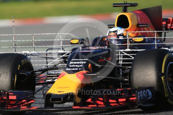 World © Octane Photographic Ltd. Formula 1 - Winter Test 2. Daniel Ricciardo - Red Bull Racing RB13. Circuit de Barcelona-Catalunya. Tuesday 7th March 2017. Digital Ref :1784CB1D0439
