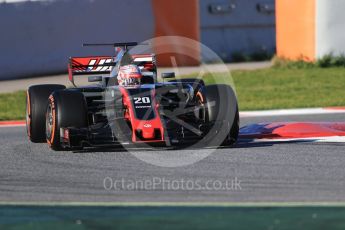 World © Octane Photographic Ltd. Formula 1 - Winter Test 2. Kevin Magnussen - Haas F1 Team VF-17. Circuit de Barcelona-Catalunya. Tuesday 7th March 2017. Digital Ref :1784CB1D0477