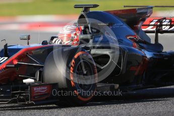 World © Octane Photographic Ltd. Formula 1 - Winter Test 2. Kevin Magnussen - Haas F1 Team VF-17. Circuit de Barcelona-Catalunya. Tuesday 7th March 2017. Digital Ref :1784CB1D0487