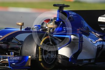 World © Octane Photographic Ltd. Formula 1 - Winter Test 2. Pascal Wehrlein – Sauber F1 Team C36. Circuit de Barcelona-Catalunya. Tuesday 7th March 2017. Digital Ref :1784CB1D0509