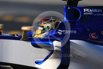 World © Octane Photographic Ltd. Formula 1 - Winter Test 2. Pascal Wehrlein – Sauber F1 Team C36. Circuit de Barcelona-Catalunya. Tuesday 7th March 2017. Digital Ref :1784CB1D0514