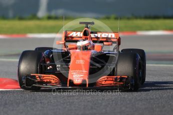 World © Octane Photographic Ltd. Formula 1 - Winter Test 2. Stoffel Vandoorne - McLaren Honda MCL32. Circuit de Barcelona-Catalunya. Tuesday 7th March 2017. Digital Ref :1784CB1D0563