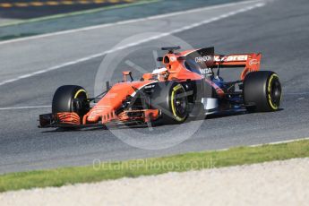 World © Octane Photographic Ltd. Formula 1 - Winter Test 2. Stoffel Vandoorne - McLaren Honda MCL32. Circuit de Barcelona-Catalunya. Tuesday 7th March 2017. Digital Ref :1784CB1D0755