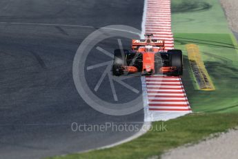 World © Octane Photographic Ltd. Formula 1 - Winter Test 2. Stoffel Vandoorne - McLaren Honda MCL32. Circuit de Barcelona-Catalunya. Tuesday 7th March 2017. Digital Ref :1784CB1D0777