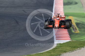 World © Octane Photographic Ltd. Formula 1 - Winter Test 2. Stoffel Vandoorne - McLaren Honda MCL32. Circuit de Barcelona-Catalunya. Tuesday 7th March 2017. Digital Ref :1784CB1D0803