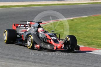 World © Octane Photographic Ltd. Formula 1 - Winter Test 2. Kevin Magnussen - Haas F1 Team VF-17. Circuit de Barcelona-Catalunya. Tuesday 7th March 2017. Digital Ref: 1784CB1D0990