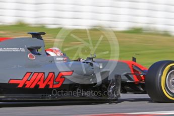 World © Octane Photographic Ltd. Formula 1 - Winter Test 2. Kevin Magnussen - Haas F1 Team VF-17. Circuit de Barcelona-Catalunya. Tuesday 7th March 2017. Digital Ref: 1784CB1D0997