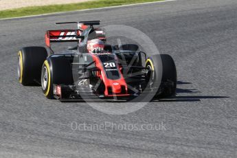 World © Octane Photographic Ltd. Formula 1 - Winter Test 2. Kevin Magnussen - Haas F1 Team VF-17. Circuit de Barcelona-Catalunya. Tuesday 7th March 2017. Digital Ref: 1784CB1D1064