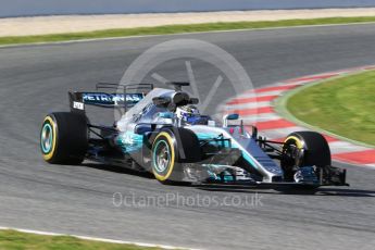 World © Octane Photographic Ltd. Formula 1 - Winter Test 2. Valtteri Bottas - Mercedes AMG Petronas F1 W08 EQ Energy+. Circuit de Barcelona-Catalunya. Tuesday 7th March 2017. Digital Ref: 1784CB1D1078