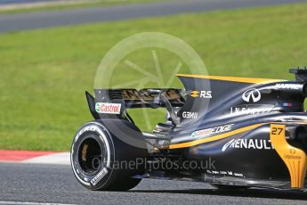 World © Octane Photographic Ltd. Formula 1 - Winter Test 2. Nico Hulkenberg - Renault Sport F1 Team R.S.17. Circuit de Barcelona-Catalunya. Tuesday 7th March 2017. Digital Ref: 1784CB1D1232