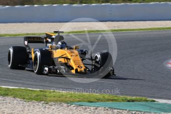 World © Octane Photographic Ltd. Formula 1 - Winter Test 2. Nico Hulkenberg - Renault Sport F1 Team R.S.17. Circuit de Barcelona-Catalunya. Tuesday 7th March 2017. Digital Ref: 1784CB1D1288