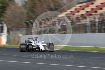 World © Octane Photographic Ltd. Formula 1 - Winter Test 2. Felipe Massa - Williams Martini Racing FW40. Circuit de Barcelona-Catalunya. Tuesday 7th March 2017. Digital Ref: 1784CB1D1320