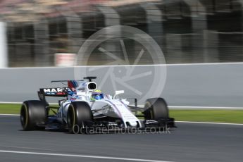 World © Octane Photographic Ltd. Formula 1 - Winter Test 2. Felipe Massa - Williams Martini Racing FW40. Circuit de Barcelona-Catalunya. Tuesday 7th March 2017. Digital Ref: 1784CB1D1324