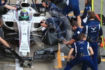 World © Octane Photographic Ltd. Formula 1 - Winter Test 2. Felipe Massa - Williams Martini Racing FW40. Circuit de Barcelona-Catalunya. Tuesday 7th March 2017. Digital Ref :1784CB1D1397