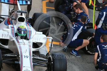 World © Octane Photographic Ltd. Formula 1 - Winter Test 2. Felipe Massa - Williams Martini Racing FW40. Circuit de Barcelona-Catalunya. Tuesday 7th March 2017. Digital Ref :1784CB1D1428