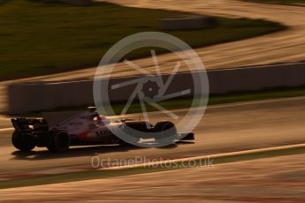 World © Octane Photographic Ltd. Formula 1 - Winter Test 2. Esteban Ocon - Sahara Force India VJM10. Circuit de Barcelona-Catalunya. Tuesday 7th March 2017. Digital Ref :1784CB1D1585