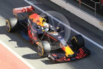 World © Octane Photographic Ltd. Formula 1 - Winter Test 2. Daniel Ricciardo - Red Bull Racing RB13. Circuit de Barcelona-Catalunya. Tuesday 7th March 2017. Digital Ref :1784CB1D5013