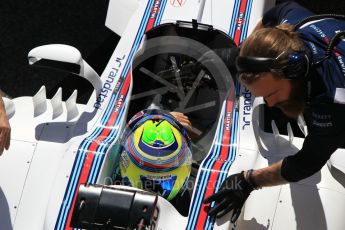 World © Octane Photographic Ltd. Formula 1 - Winter Test 2. Felipe Massa - Williams Martini Racing FW40. Circuit de Barcelona-Catalunya. Tuesday 7th March 2017. Digital Ref :1784CB1D5029