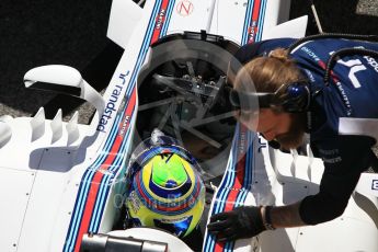 World © Octane Photographic Ltd. Formula 1 - Winter Test 2. Felipe Massa - Williams Martini Racing FW40. Circuit de Barcelona-Catalunya. Tuesday 7th March 2017. Digital Ref :1784CB1D5035