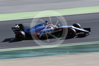 World © Octane Photographic Ltd. Formula 1 - Winter Test 2. Esteban Ocon - Sahara Force India VJM10. Circuit de Barcelona-Catalunya. Tuesday 7th March 2017. Digital Ref: 1784CB1D5098