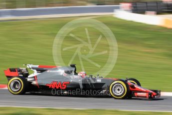 World © Octane Photographic Ltd. Formula 1 - Winter Test 2. Kevin Magnussen - Haas F1 Team VF-17. Circuit de Barcelona-Catalunya. Tuesday 7th March 2017. Digital Ref: 1784CB1D5190