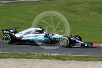 World © Octane Photographic Ltd. Formula 1 - Winter Test 2. Valtteri Bottas - Mercedes AMG Petronas F1 W08 EQ Energy+. Circuit de Barcelona-Catalunya. Tuesday 7th March 2017. Digital Ref: 1784CB1D5215