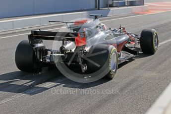 World © Octane Photographic Ltd. Formula 1 - Winter Test 2. Kevin Magnussen - Haas F1 Team VF-17. Circuit de Barcelona-Catalunya. Tuesday 7th March 2017. Digital Ref: 1784CB1D5351