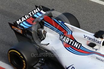World © Octane Photographic Ltd. Formula 1 - Winter Test 2. Felipe Massa - Williams Martini Racing FW40. Circuit de Barcelona-Catalunya. Tuesday 7th March 2017. Digital Ref :1784CB1D5378