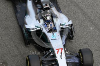 World © Octane Photographic Ltd. Formula 1 - Winter Test 2. Valtteri Bottas - Mercedes AMG Petronas F1 W08 EQ Energy+. Circuit de Barcelona-Catalunya. Tuesday 7th March 2017. Digital Ref :1784CB1D5385