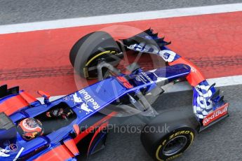 World © Octane Photographic Ltd. Formula 1 - Winter Test 2. Daniil Kvyat - Scuderia Toro Rosso STR12. Circuit de Barcelona-Catalunya. Tuesday 7th March 2017. Digital Ref :1784CB1D5404