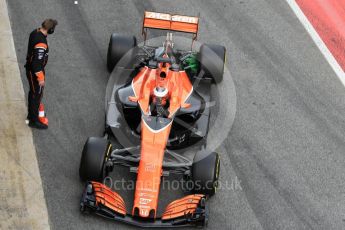 World © Octane Photographic Ltd. Formula 1 - Winter Test 2. Stoffel Vandoorne - McLaren Honda MCL32. Circuit de Barcelona-Catalunya. Tuesday 7th March 2017. Digital Ref :1784CB1D5427