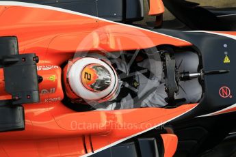 World © Octane Photographic Ltd. Formula 1 - Winter Test 2. Stoffel Vandoorne - McLaren Honda MCL32. Circuit de Barcelona-Catalunya. Tuesday 7th March 2017. Digital Ref :1784CB1D5435