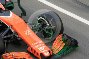 World © Octane Photographic Ltd. Formula 1 - Winter Test 2. Stoffel Vandoorne - McLaren Honda MCL32. Circuit de Barcelona-Catalunya. Tuesday 7th March 2017. Digital Ref :1784CB1D5523