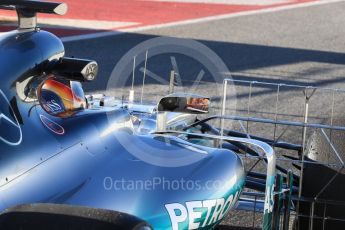 World © Octane Photographic Ltd. Formula 1 - Winter Test 2. Lewis Hamilton - Mercedes AMG Petronas F1 W08 EQ Energy+. Circuit de Barcelona-Catalunya. Tuesday 7th March 2017. Digital Ref :1784LB1D2466