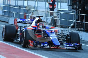 World © Octane Photographic Ltd. Formula 1 - Winter Test 2. Daniil Kvyat - Scuderia Toro Rosso STR12. Circuit de Barcelona-Catalunya. Tuesday 7th March 2017. Digital Ref :1784LB1D2499