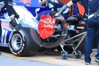 World © Octane Photographic Ltd. Formula 1 - Winter Test 2. Daniil Kvyat - Scuderia Toro Rosso STR12. Circuit de Barcelona-Catalunya. Tuesday 7th March 2017. Digital Ref :1784LB1D2521